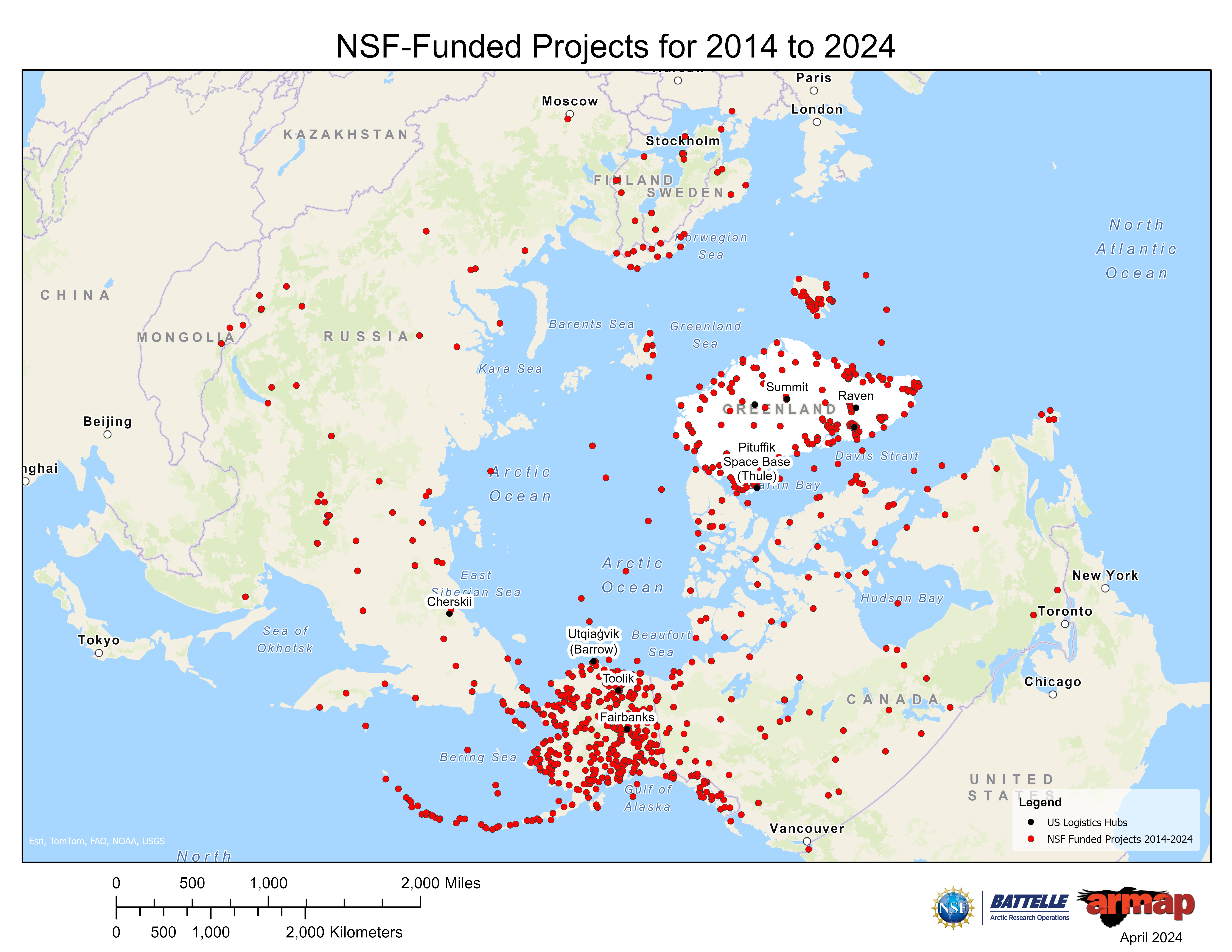 NSF-Funded Projects, Past 10 Years 