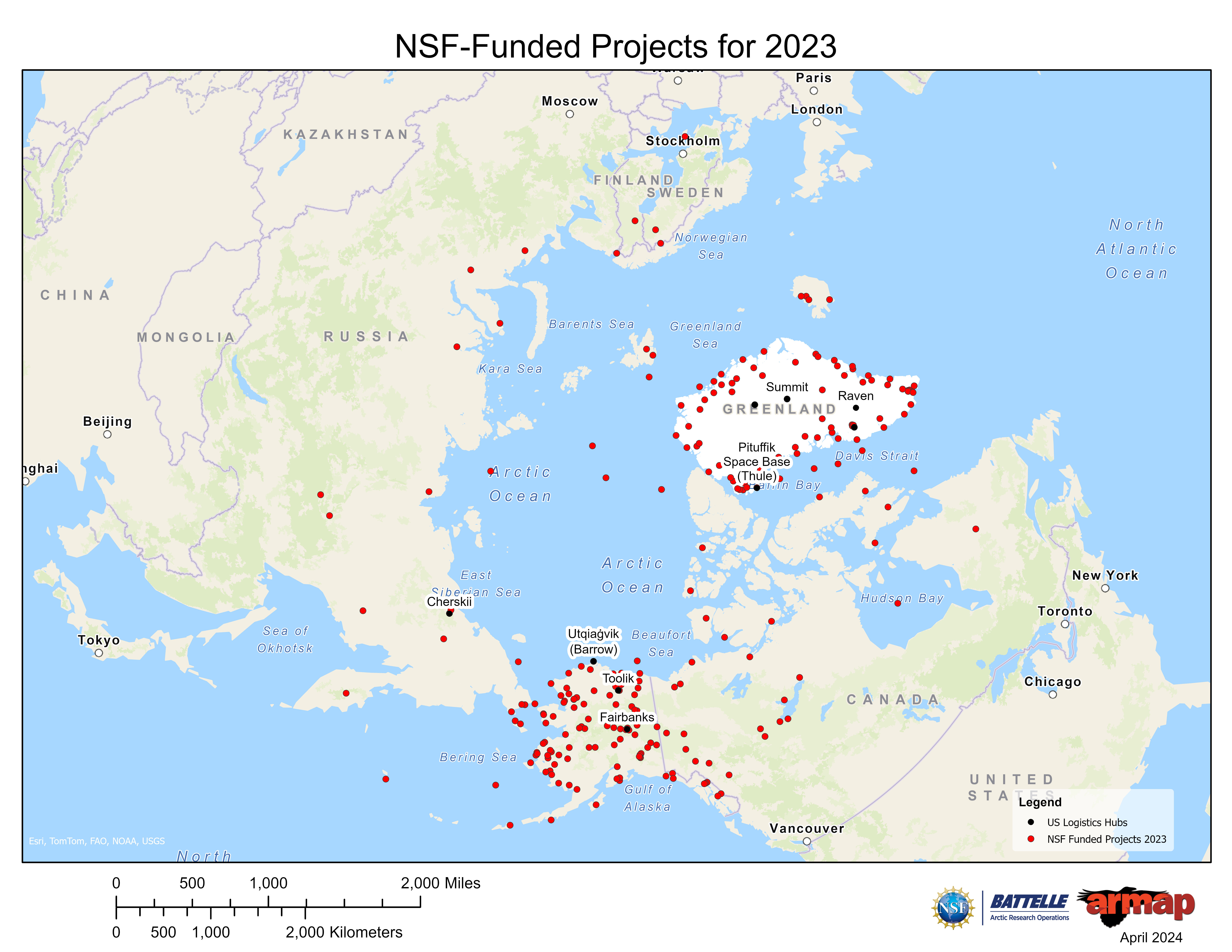 NSF-Funded Projects for the Past Year