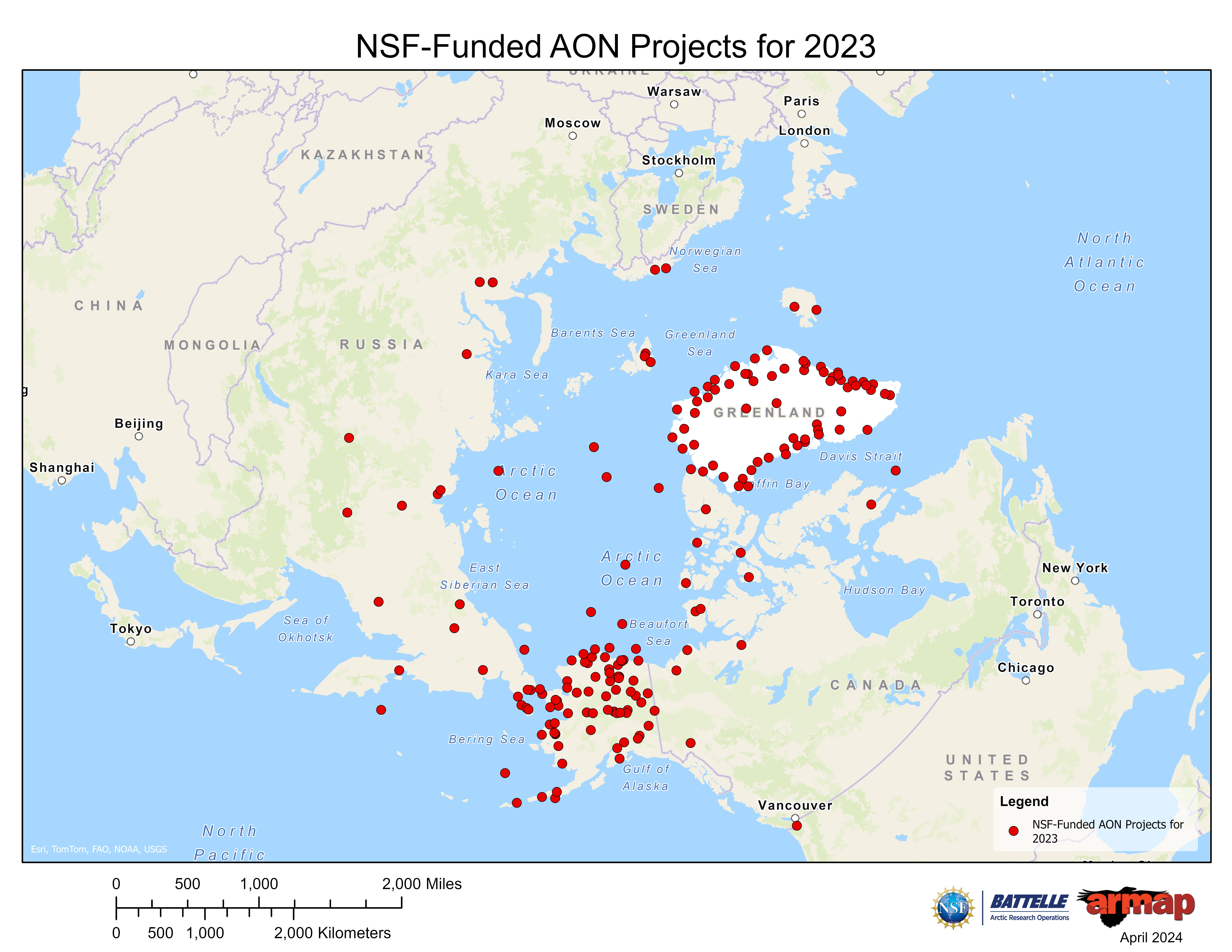 NSF-Funded AON Projects last Year